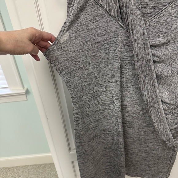 Joseph Ribkoff Gray Overlay Top SZ -12 - Picture 5 of 6